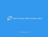 Kode Bank Jatim Ke Bri